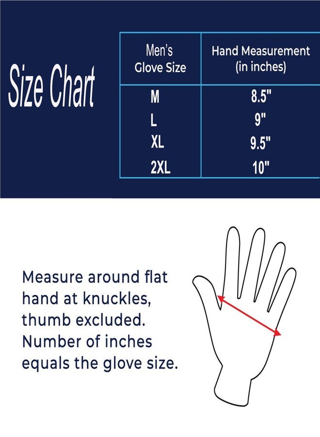 DOOWELL Winter Genuine Sheepskin Leather Gloves For Men,Black Touchscreen Glove,Driving Motorcycle Gloves with Warm Lining-XL - Image 5